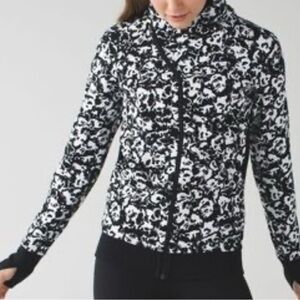 Lululemon Athletica Monochrome Patterned Jacket